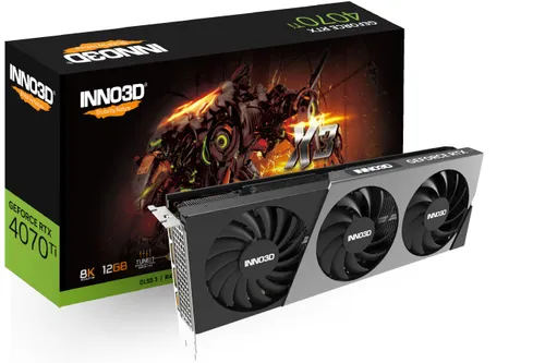 Karta graficzna Inno3D GeForce RTX 4070 Ti X3 12GB GDDR6X 192bit DLSS