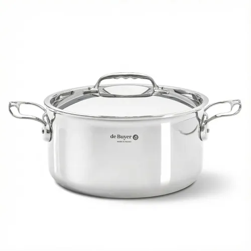 DE BUYER Affinity 3,4 l - garnek ze stali nierdzewnej z pokrywką