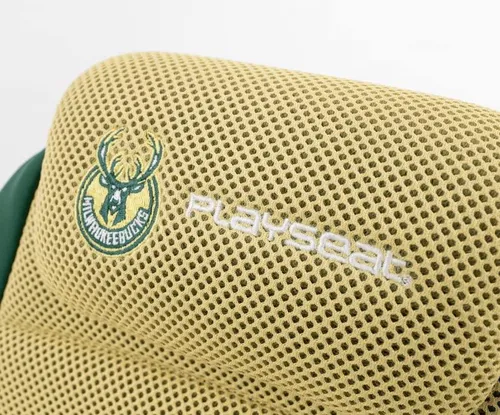 Playseat scaun NBA champ-Milwaukee Bucks Gaming până la 122 kg țesătură verde-Galben