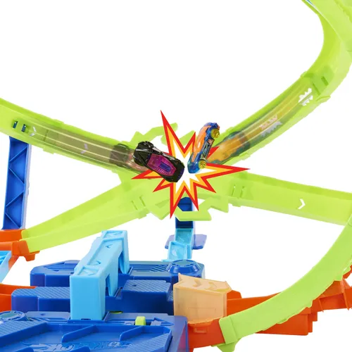 Tor Hot Wheels Stunt Tracks Hipersfera kraks JMG48