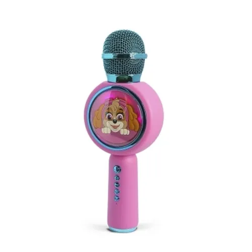 Mikrofon z głośnikiem Bluetooth OTL Technologies PAW Patrol Skye PopSing LED Light Up Wireless Karaoke 5W Różowy