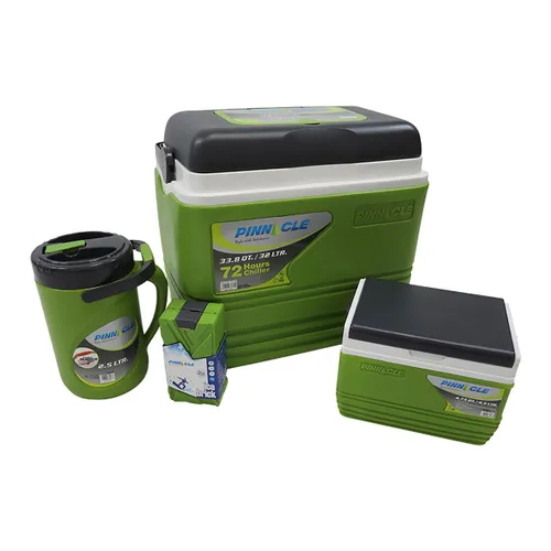 Zestaw lodówek turystycznych Vango Pinnacle 32-72Hr 5 Piece green