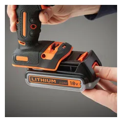 Akülü Matkap Black &amp; Decker BDCHD18 18 in 1x1.5 Ah pil