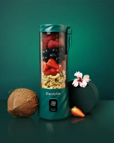 Blender personalny BLENDYGO 3 Butelkowa zieleń Bezprzewodowy