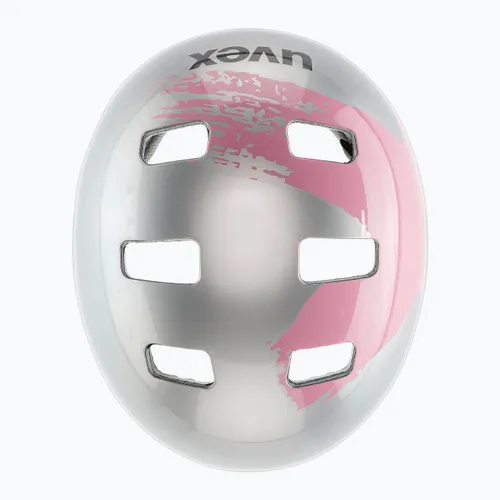 Kask dziecięcy UVEX Kid 3 silver/rose
