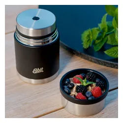 Termos na żywność Esbit Sculptor Stainless Steel Food Jug 750 ml black