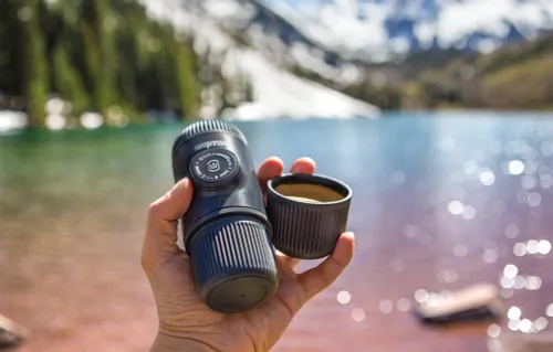 Ekspres WACACO Nanopresso Szary + Adapter NS