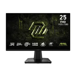 Monitor MSI Mag 256F E20 24.5" 1920x1080px IPS 200Hz 0.5 ms [GTG]