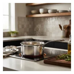 DEMEYERE 5-Plus 2,2 l - rondel ze stali nierdzewnej z pokrywką