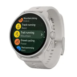 Zegarek sportowy Suunto Race 2 Feather Gray 49mm GPS Szary