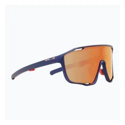 Okulary przeciwsłoneczne Red Bull SPECT Kraft blue/brown with red mirror
