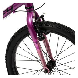 Rower dziecięcy HUFFY Literide Junior 20 cali dla dziewczynki Różowo-fioletowy