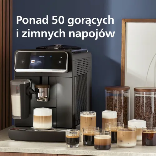 Автоматическая кофемашина Philips EP8757/12 LatteGo Pro приготовление молока горячее холодное Cold Brew