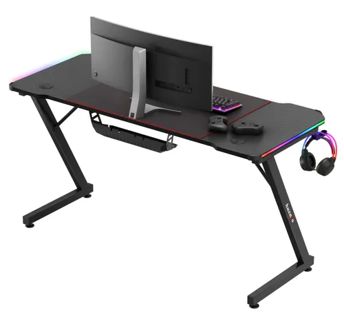 Biurko gamingowe HUZARO Hero 3.3 RGB Czarny