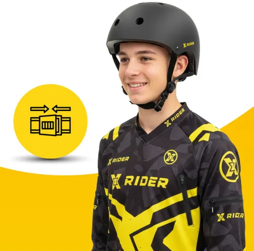 Kask XRIDER XRBH005M Czarny Miejski (rozmiar M)