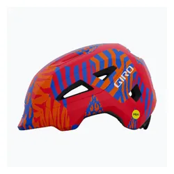 Kask rowerowy dziecięcy Giro Scamp II Jr matte red animal