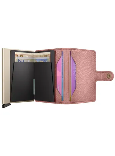Portfel kieszonkowy RFID Secrid Miniwallet Pebble - rose