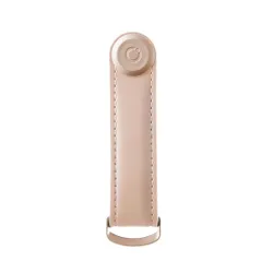 Skórzane etui organizer na klucze Orbitkey Leather - blush / blush
