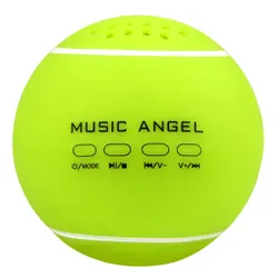 Głośnik mobilny MUSIC ANGEL Piłka do tenisa Zielony
