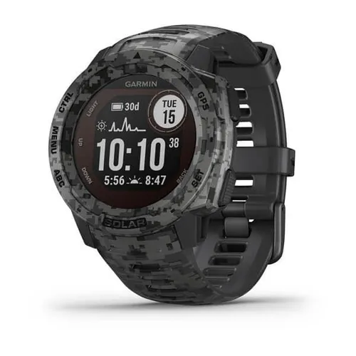 Smartwatch Garmin Instinct Solar Camo Edition 45 мм GPS серебро