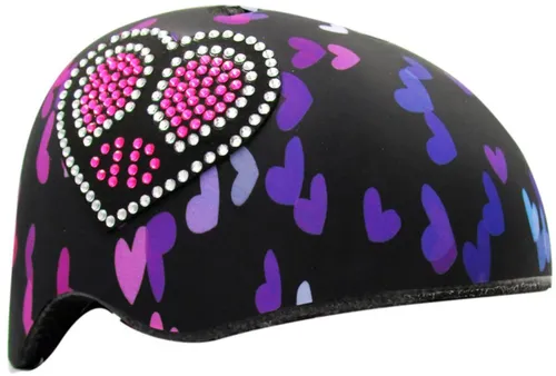 Kask rowerowy KRASH Bokeh Bling Czarny dla Dzieci (rozmiar M)