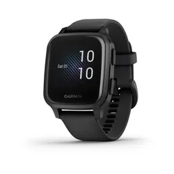 Смарт-часы Garmin Venu Sq Music - черный с серым алюминиевым безелем (010-02426-10)