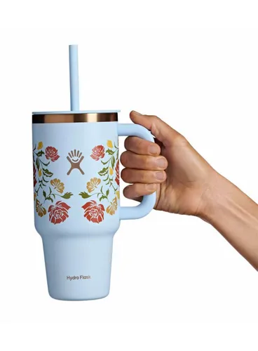 Kubek termiczny ze słomką Hydro Flask All Around™ Travel Tumbler 946 ml - western light blue