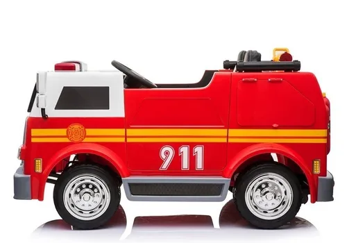 Wóz Strażacki Dla Dziecka Auto Na Akumulator Ll911 Akcesoria Pilot Eva Skóra