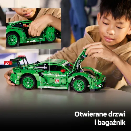 LEGO 42224 Technic Samochód Porsche 911 GT3 R Rexy AO Racing