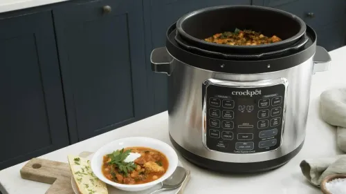 Multicooker Crockpot Turbo Express CSC062X 1400W 5,6l Wkład do gotowania sous vide Ruszt do gotowania na parze