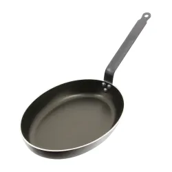 DE BUYER Choc Owalna 26 cm czarna - patelnia nieprzywierająca