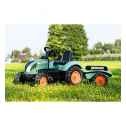 Falk Traktor Lander Zielony Na Pedały Z Przyczepką Od 3-7 Lat