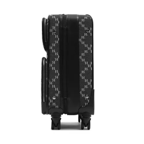 Малый тканевый чемодан KARL LAGERFELD K / Monogram Jkrd 2.0 Trolley 236w3024 Grey A250