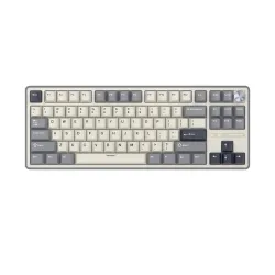 Klawiatura mechaniczna Royal Kludge RK-R87 Pro Half Grey Creamy Switch Biało-Szary