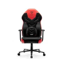 Fotel Diablo Chairs X-Gamer 2.0 Normal Size Gamingowy do 150kg Skóra ECO Tkanina Deep red