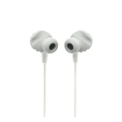 Słuchawki przewodowe JBL Endurance Run 2 Wired White Dokanałowe Mikrofon Biały
