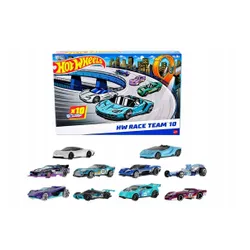 Hot Wheels Auta Sportowe 10szt Race Cars Zestaw