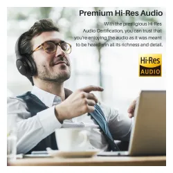 Słuchawki bezprzewodowe Tozo H10 Nauszne Bluetooth 5.3 Czarny