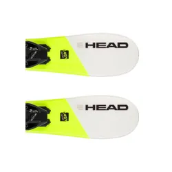 Narty dziecięce HEAD SUPERSHAPE TEAM + wiązanie HEAD JRS 4.5 z GRIP WALK - Długość (cm) - 67