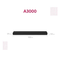 Soundbar Sony HT-A3000 3.1 Wi-Fi Bluetooth AirPlay Chromecast Dolby Atmos DTS X + subwoofer SA-SW5