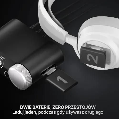 Słuchawki bezprzewodowe z mikrofonem SteelSeries Arctis Nova Pro Omni Nauszne Biały