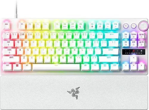 Klawiatura opto-mechaniczna Razer Huntsman V3 Pro Tenkeyless Analog Gen2 Biały