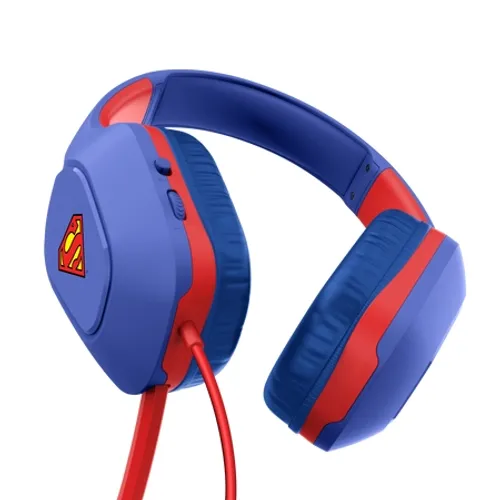 Słuchawki przewodowe z mikrofonem Trust GXT 415SM Nauszne Niebieski Superman