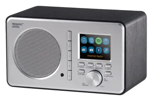 Radioodbiornik Ferguson Regent i200s Radio FM Internetowe Bluetooth Szary