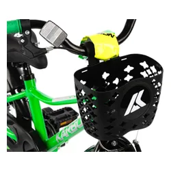 Rower dziecięcy KARBON Jazz 16 cali dla chłopca Zielony