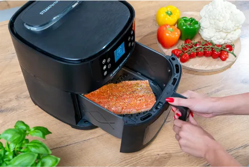 Air Fryer Frytkownica beztłuszczowa AI GÖTZE & JENSEN AF850T by Setti+ WiFi rozpoznawanie potraw i gotowanie na parze