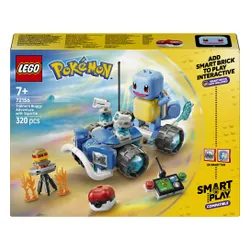 LEGO 72156 Pokémon SMART Play Przygoda Trenera ze Squirtle i pojazdem terenowym