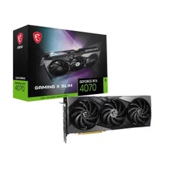 Karta graficzna MSI GeForce RTX 4070 Gaming X Slim 12GB GDDR6X 192bit DLSS