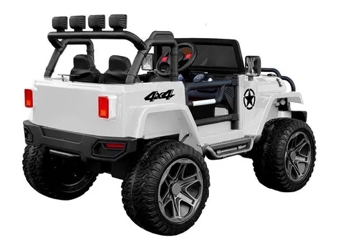 Auto Na Akumulator Dla 2 Dzieci Dżip Wxe-1688 4X4 LED Pilot Skóra Eva MP3 Strong 2 Akumulatory
