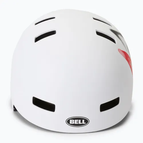 Kask rowerowy Bell Local matte white scribble